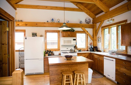 East Glacier Park Village House | Timber Frame Guest Home