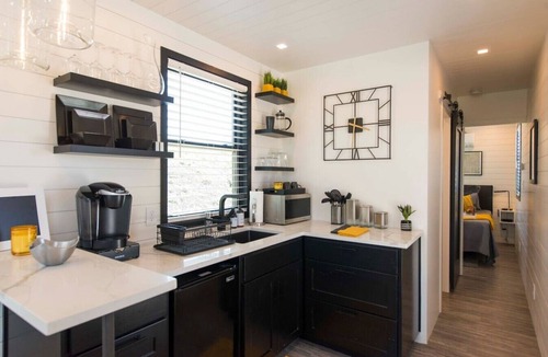 Waco House | Tiny Container Home with Rooftop Deck