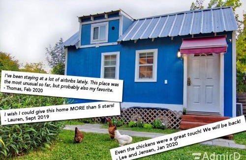 Midtown Apartment | Tiny House w/Backyard Chickens & Tesla for Rent*