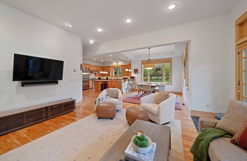 Big Sky House | Town Center Home with Private Hot Tub and Air Conditioning