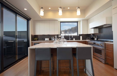 Jackson Condo | Town Hill Penthouse Ski In/Out at Snow King w/Deck w/Hot Tub, A/C, Fireplace