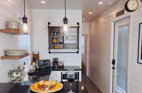 Fredericksburg Cottage | Train-Themed Home: Rooftop Deck, Pool & Wine Trail