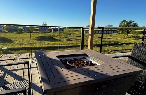 Fredericksburg Cottage | Train-Themed Home: Rooftop Deck, Pool & Wine Trail