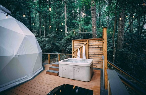 Tigerville Apartment | Treetop Getaway w/Hot Tub Peaceful retreat