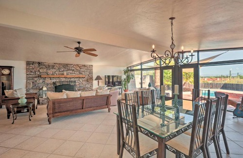 Catalina Foothills Estates House | Tucson Oasis La Casa de las Palmas with Pool!