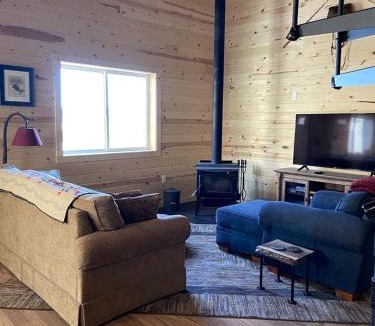 Cameron House | Unique Rustic Barn Retreat with Game Room near Yellowstone in Ennis, Montana