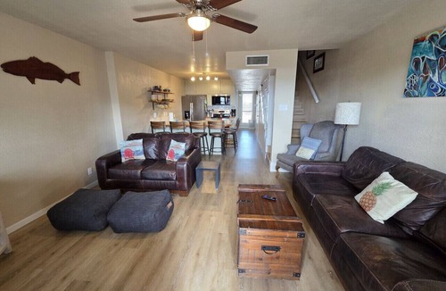 Port O Connor Villa | Waterfront Condo with Private Boat Slip and Community Swimming Pool