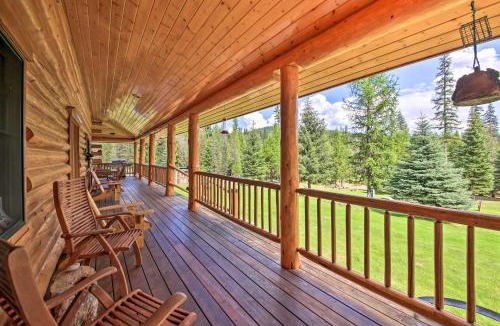 Troy Villa | Waterfront Log Home with 95 Acres on Yaak River