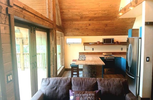 Plantersville Cabin | Waterfront Texas Cabin in a Magical Forest