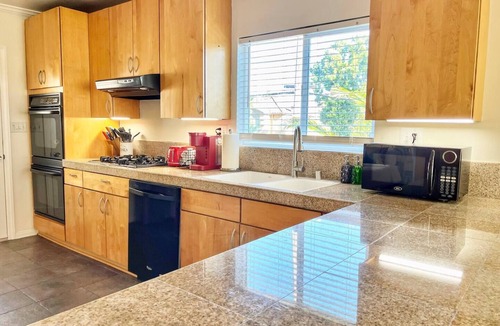 North Park Apartment | Welcome to our vibrant 2-bedroom, 1-bathroom abode, where retro charm meets modern comfort
