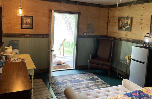 Helena Cabin | Wildly Comfortable Cabin with Queen bed at Norwegian Wood Ranch