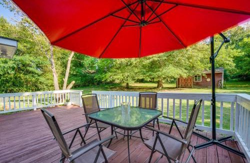 Winston - Salem House | Winston-Salem Home on 2 Acres - Spacious Deck!