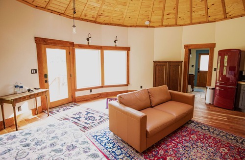Stockwell Cabin | Yurt inspired Cabin at The Queen & I Homestead
