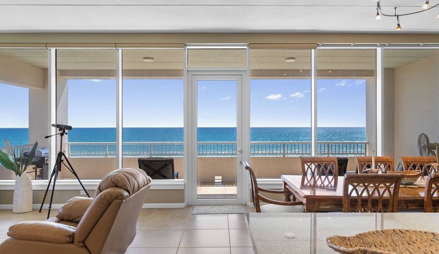 3BR, 4BA Gulf-view condo in South Padre Island.