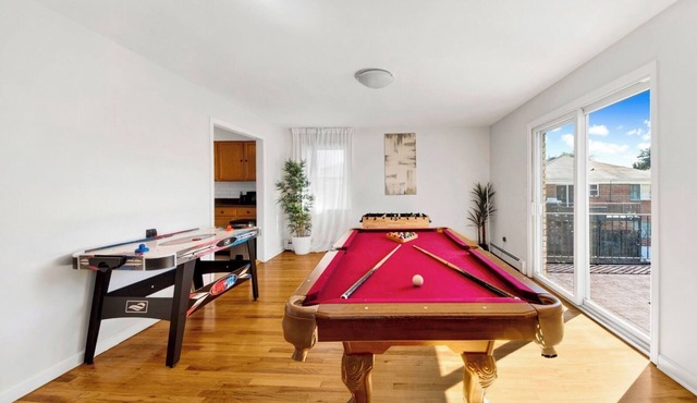 3BR Home Game Room Onsite Parking Convenient NYC Access