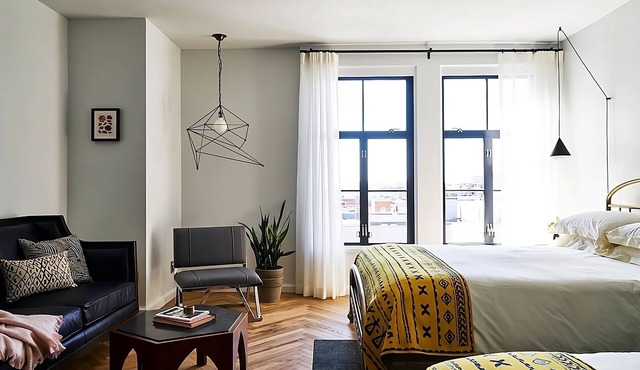 3x District Double Queen at The LINE Hotel Washington DC, Pet-friendly Property!