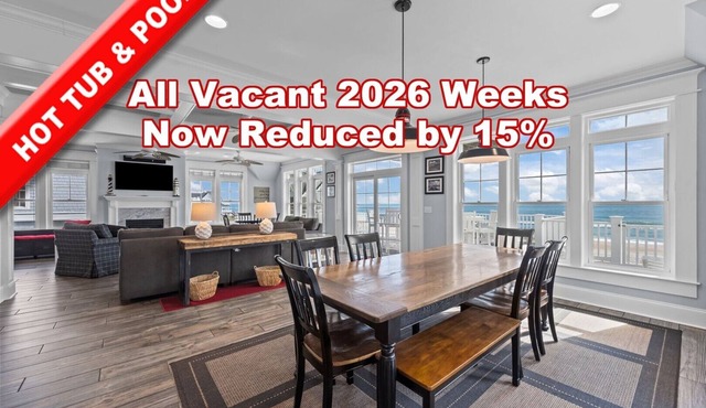 4160 Island Dr. - The Ultimate Oceanfront Beach Vacation For Large Gatherings!