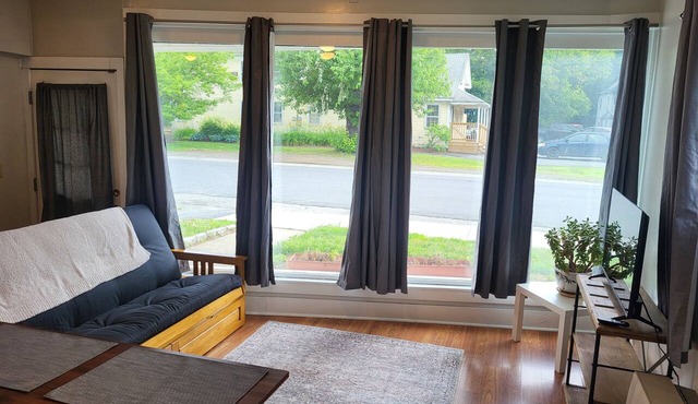 Bright, cozy, dog-friendly suburban home, centrally located, off-street parking