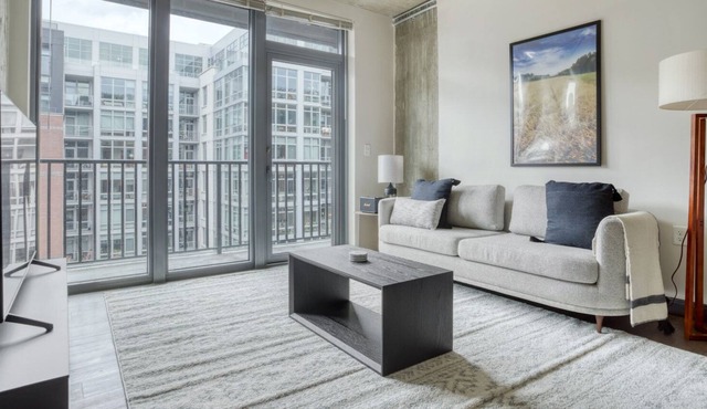 Classic H Street 1BR w/ Pool, Gym & W/D, steps from WF, by Blueground