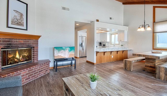 Fabulous upper unit on a fabulous street just one house from the beach!