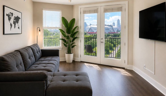 FIFA Atlanta, 1 Block to Mercedes-Benz Stadium, City & Stadium Views,FreeParking