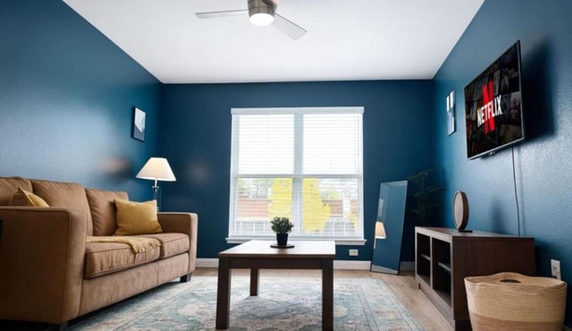 FIFA Vibrant 1BR Home near TheHeights Gym+BQQ+Pool