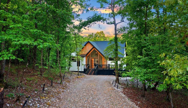 Hygge Hill | 2.25 Private Acres | Modern Cabin | Hot Tub | Closer to Quiet