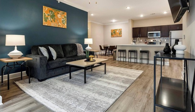 Landing | Chic 2BD, Gym, Yoga Studio