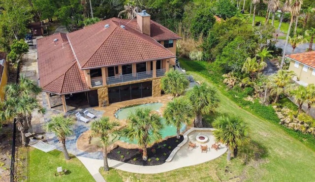 Luxury Waterfront Estate w/Heated Pools, Private Pier & Walk to Boardwalk!
