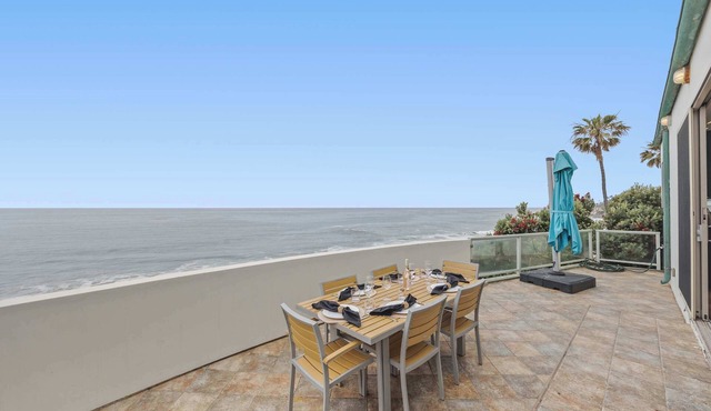 Malibu 4BR | Beachfront + Ocean Views | C&C