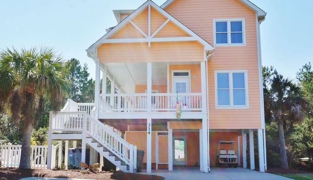 Oceanside,private pool,golf cart,elevator,easy beach access,in Spinnaker's Reach