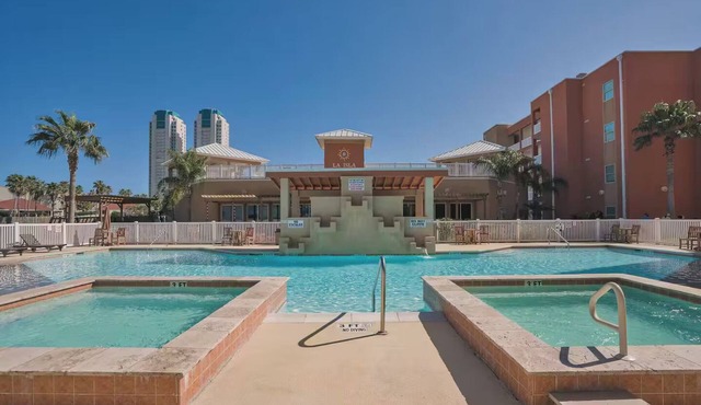 Resort-Style 3BR | Pools, Balcony & SpaceX Views