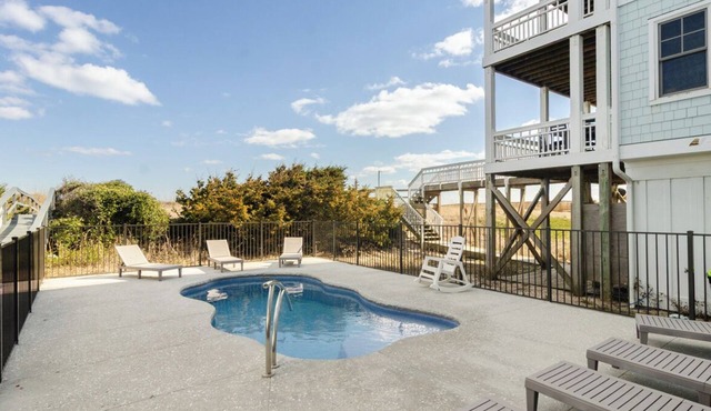 Single Family Home On the Beach with Heated Pool!