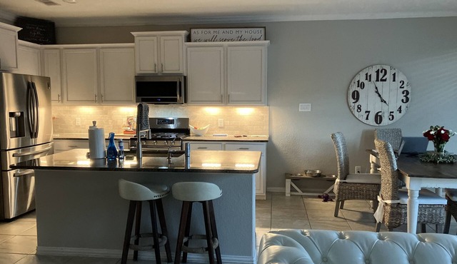 Spacious Conroe home decked out for fun and relaxation.