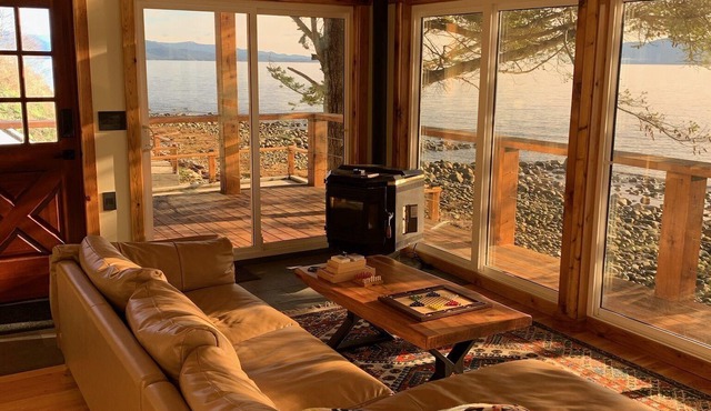 This oceanfront cabin is a perfect place to relax and recharge