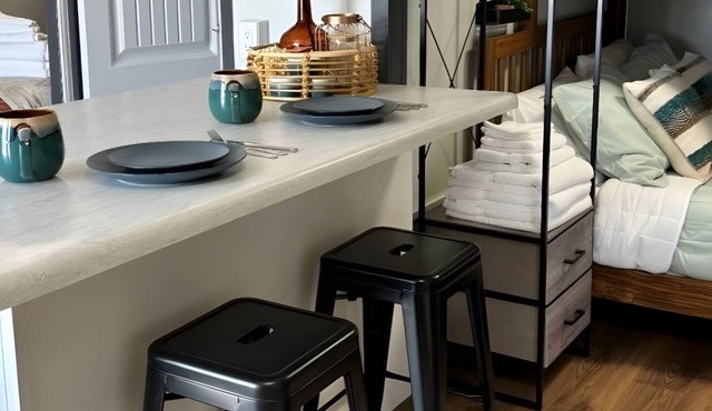 Two Private Bedrooms with Queen and Full Beds, Full Kitchen and In-Unit Laundry
