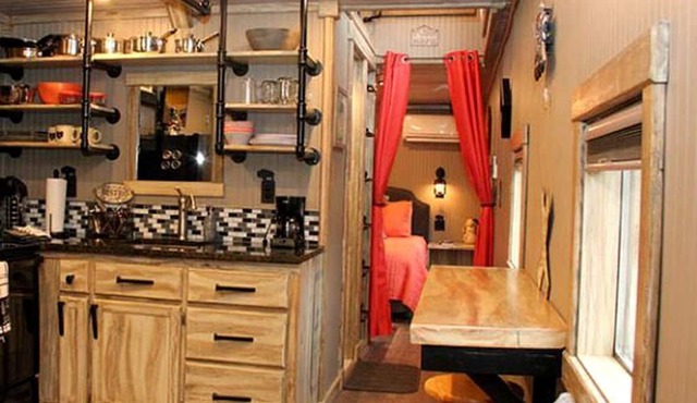 Unique Caboose Accommodation for a Getaway near Asheville, North Carolina