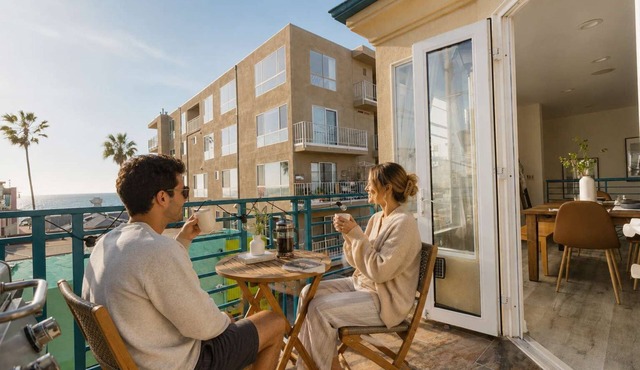 Venice Oceanview Home | Balcony | Steps to Beach