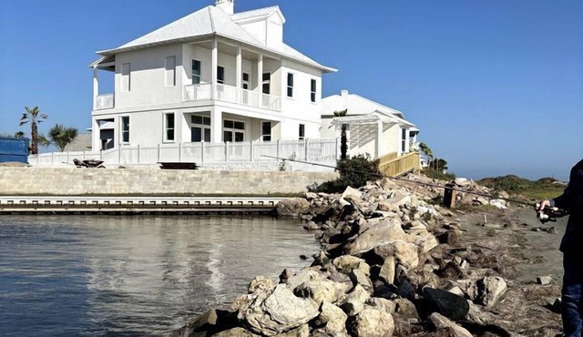 Waterfront Home with Infinity Pool, Patio & Water Views in South Padre Island, Texas
