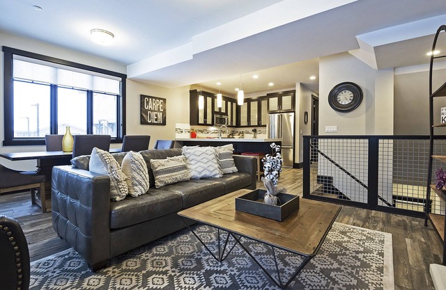 Modern Townhome in Central Location with Private Hot Tub & Luxury Amenities!