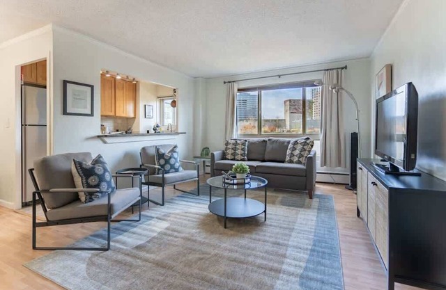 Vibrant Downtown Apt, King Bed, Work Desk, Kitchen