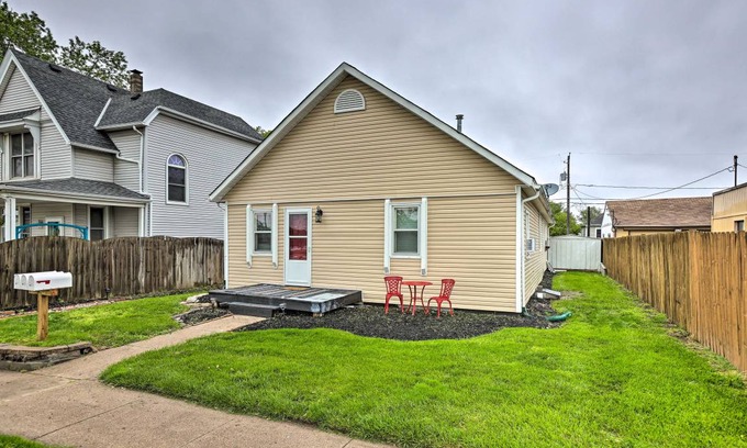 Council Bluffs Cottage | 51 m² Cabin ∙ 1 bedroom ∙ 3 guests
