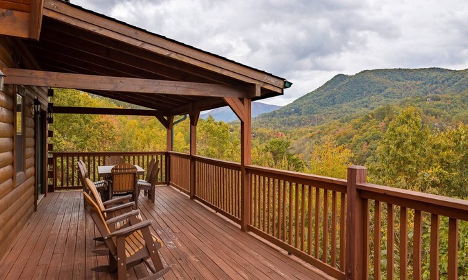 Townsend Cabin | A Majestic View III | Game Room, Hot Tub, Sauna