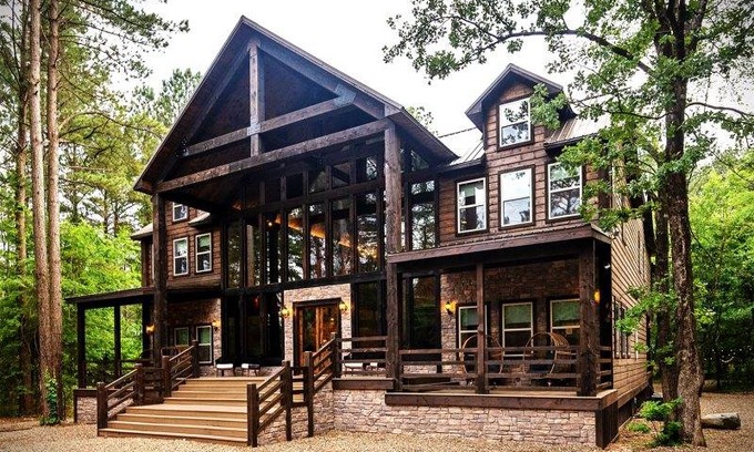 Hochatown Cabin | Cabin ∙ 7 bedrooms ∙ 30 guests