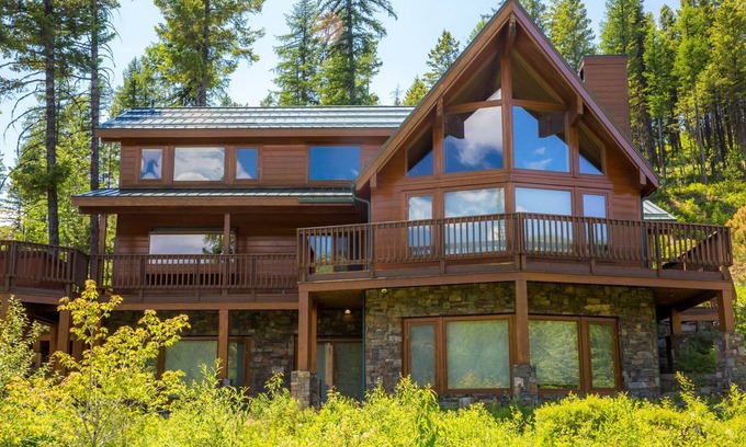 Whitefish House | Incredible ski in/ski out access home! Huge views!