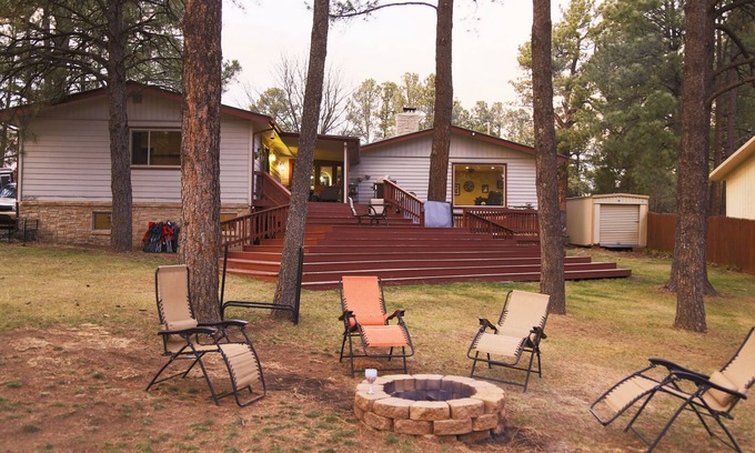 Ruidoso Cabin | Ruidoso Pines, 6 Bedrooms, Hot Tub, Firepit, WIFI, Sleeps 12