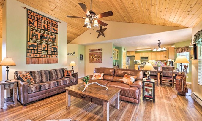 Star Valley Ranch House | Star Valley Ranch Home with Snowmobile Parking!