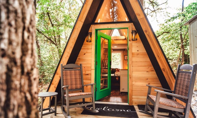 Rockbridge House | The Green Getaway A-Frame