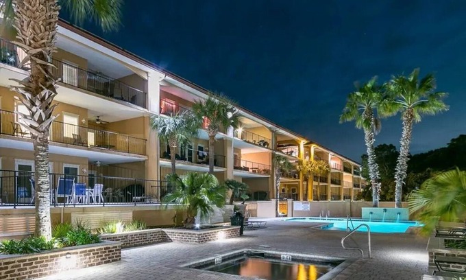 Tybee Island Condo | Unique 3 BR w/Huge Poolside Patio, Gated, In The Heart of Tybee