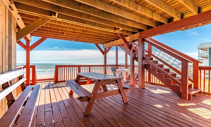 Surfside Beach Condo | Walk Right Out To Sand & Surf, Literally!